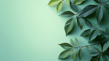 Leaves cartoon green tree vector summer leaf plant background