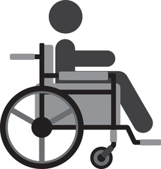 wheelchair, assistance transport icon symbol, accessbility  icon