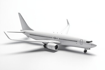 Fototapeta premium A model airplane on a white background