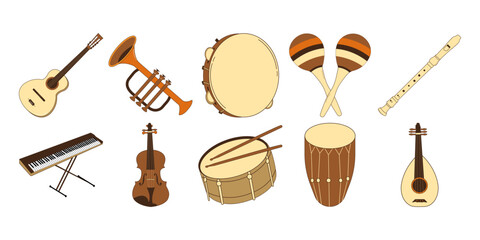 Musical Instrument Illustration