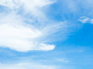 Blue sky background cloudy clear abstract nature day sunny light bright clean summer season.