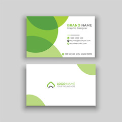 Naklejka premium Most Popular Business card design template