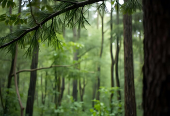 Fototapeta premium forest in the morning
