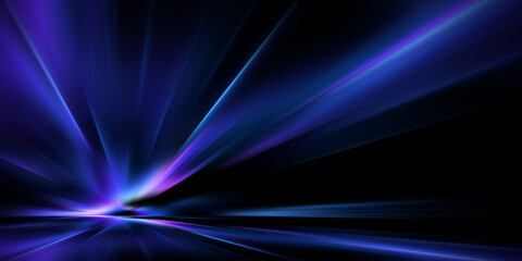 Colorful spectrum lights tech black party club neon lights abstract wave technology background, black background
