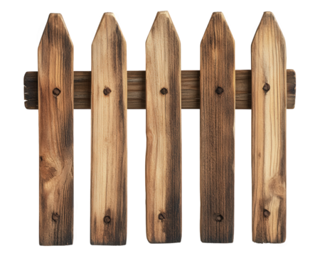 wooden plant marker shaped like tiny picket fence, perfect for garden labeling. This charming design adds rustic touch to any plant display