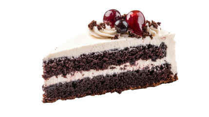 chocolate cake with cherry