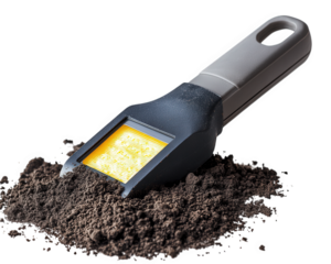 Soil tester with LED light indicator for nutrient analysis, ideal for gardening and agriculture. This tool helps ensure optimal soil health and plant growth