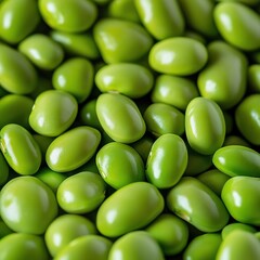 Close-up view of green beans