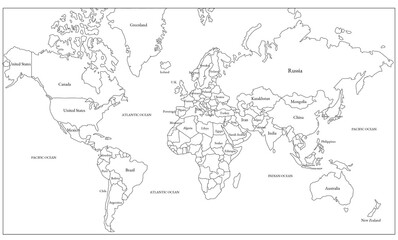 map of the world