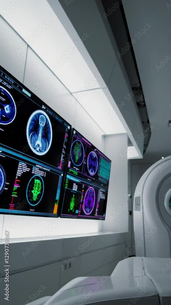 Poster medical imaging sequence: advanced brain scan analysis with mri