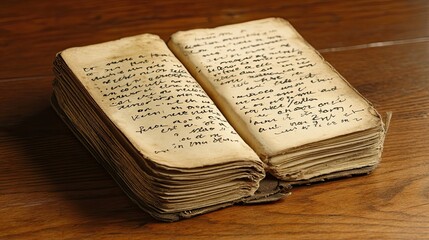 Obraz premium Antique book on wooden table