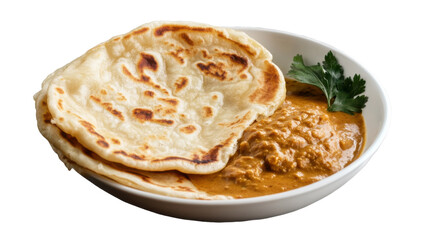 pancakes on a white background