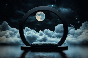 Mesmerizing night sky illustration for kids.