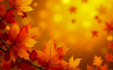 Fototapeta premium autumn leaves background