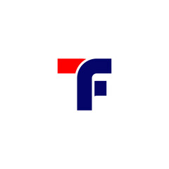 Initials Letter TF Logo