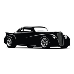 Fototapeta premium black sports car