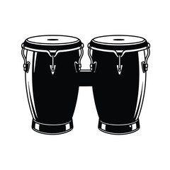 congas percussion icon vector