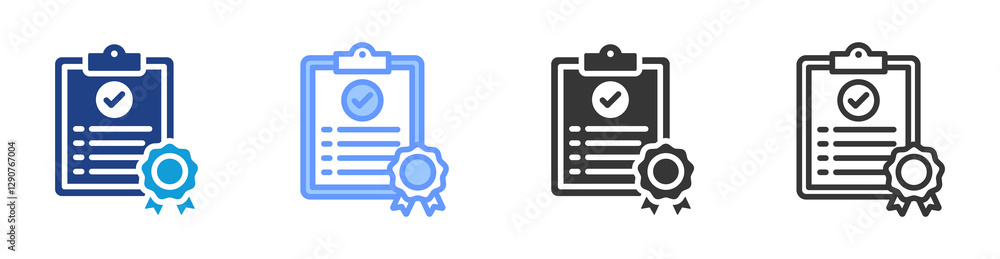 Poster Standard icon set multiple style collection