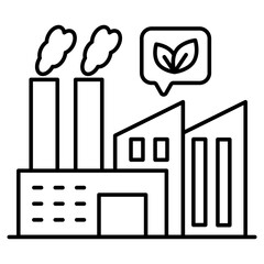 Perfect design icon of factory building