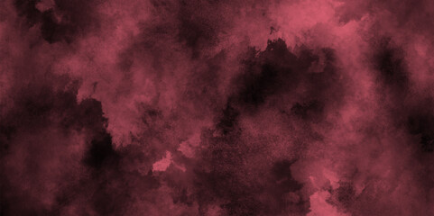 Old red pink grunge dark background texture, colorful smoke on dark background watercolor texture, vintage pink grunge powder explosion with bright colors isolated black background.