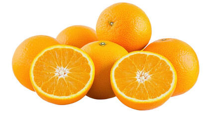 Fototapeta premium oranges isolated on white background