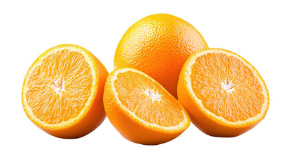 Fototapeta premium orange isolated on white background