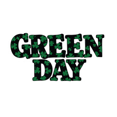 st patrick's day typography