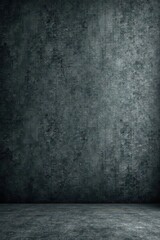 Dark grey grunge concrete, textured vintage wall , vintage, building