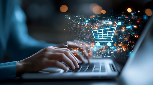 E-commerce growth strategies online shopping digital marketing global market close-up innovative techniques for success