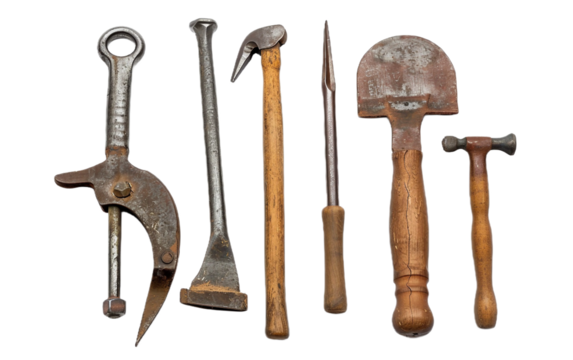 Wheelwright Tools on transparent background PNG.