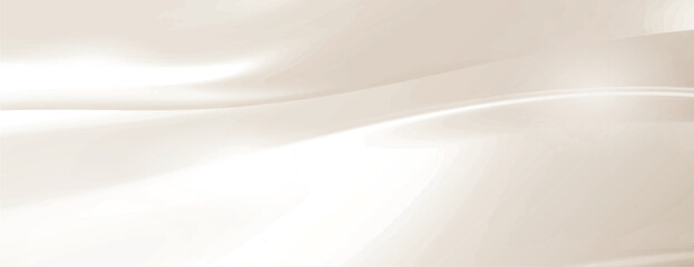 Cream background with smooth, flowing texture. The background features a soft cream color, creating a serene and elegant style. Gradient wave background vector. Pastel background.