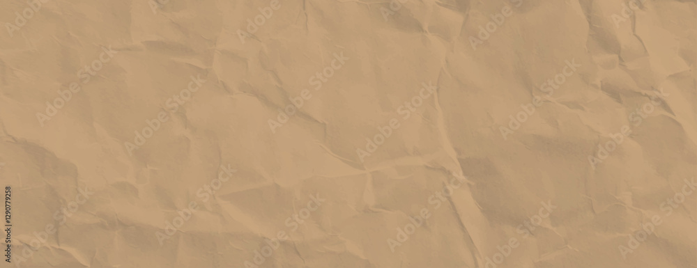 Poster brown paper background with a crumpled texture. the background features a brown color, giving a rust