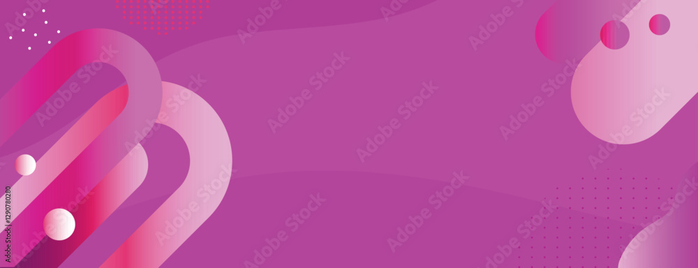 Poster abstract purple background with smooth gradients and geometric shapes. the purple background feature