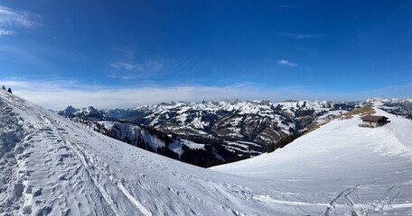 View of the Bernese Alps from the top of the Rinderberg, Zweisimmen