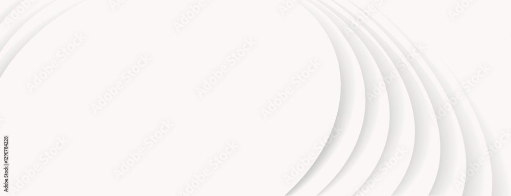 Poster white background with subtle curved lines, creating a modern, minimalist background. the white color