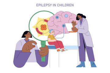 International Epilepsy Day. Flat Vector Illustration