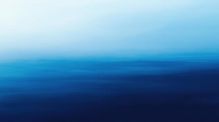 Obraz premium Blue gradient background, serene ocean water, abstract calm sea, soft waves, peaceful nature backdrop, tranquil seascape, modern design element.