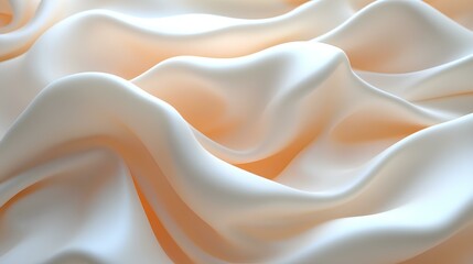 light beige, light peachy and soft pink wave pattern background, rendered in the style of ZBrush and Octane rendering, with high resolution, showcasing elegant curves, soft edges, and a white color sc
