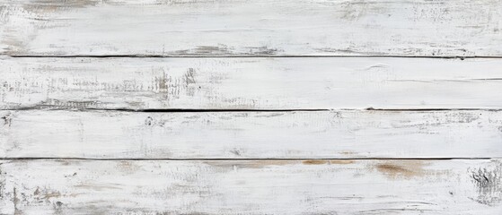 Obraz premium White wooden planks background, weathered rustic texture, ideal for photography, design projects, and digital content. Versatile surface for creative use.