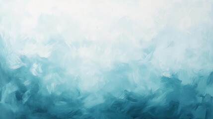 Obraz premium Blue abstract background with soft gradient texture, perfect for design projects, wallpapers, and creative artwork. Calm tones of turquoise and white blend.