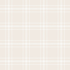 Plaid seamless pattern. Check line. Repeating tartan checks design. Repeated scottish stripe flannel. Scotland fabric prints. Gingham twill lattice. Repeat checkered weave plaids. Vector illustration