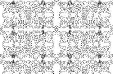 sketch vector illustration silhouette design detail decoration ornament decoration background classic vintage ethnic floral natural  