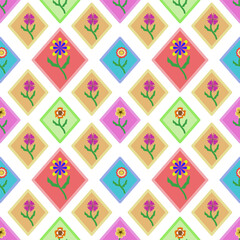 Abstract floral seamless pattern for wallpaper, clothes general item