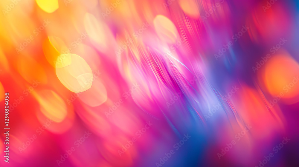 Poster creative bokeh abstract texture colorful blur background ornament vector illustration.