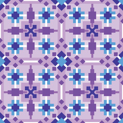 seamless geometric dark purple pattern