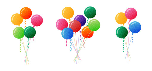 カラフルな風船
