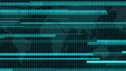 News Background with world map illustration