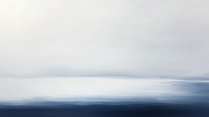 Fototapeta premium Abstract landscape with soft blurred colors, gradient shades of blue and white, serene natural scenery, tranquil background for creative design projects.