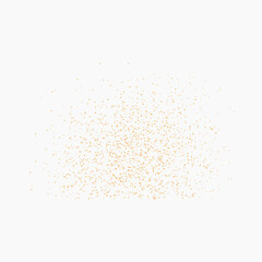 Gold flakes, effect element vector