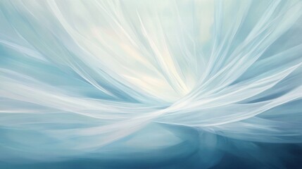 Abstract blue and white background, flowing textures, soft gradients, light patterns, fluid design for artistic and modern themes in digital art.